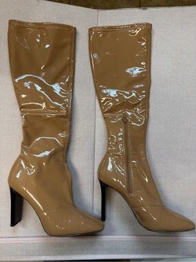 Aldo Edigorwen Patent Knee-High Boots